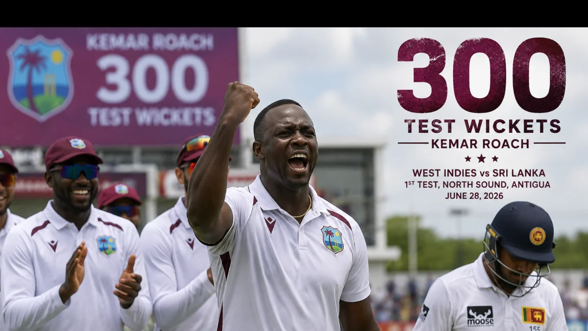 Kemar Roach's 300 Test Wickets Cement His West Indies Legacy