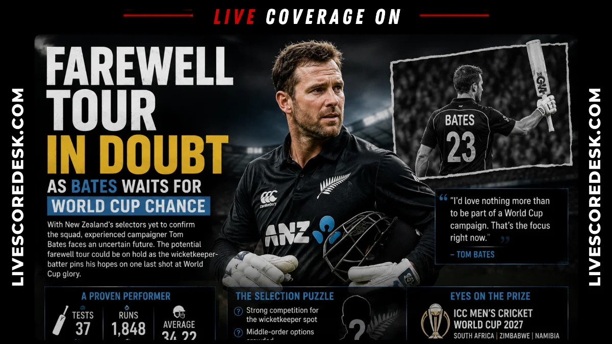 Farewell Tour in Doubt as Bates Waits for World Cup Chance
