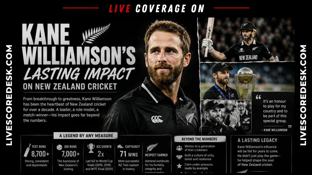 Kane Williamson's Lasting Impact on New Zealand Cricket