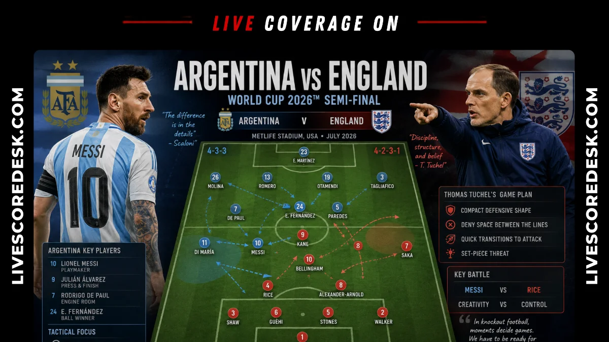 How England Can Stop Lionel Messi: Tactical Debate Before World Cup Semi-final