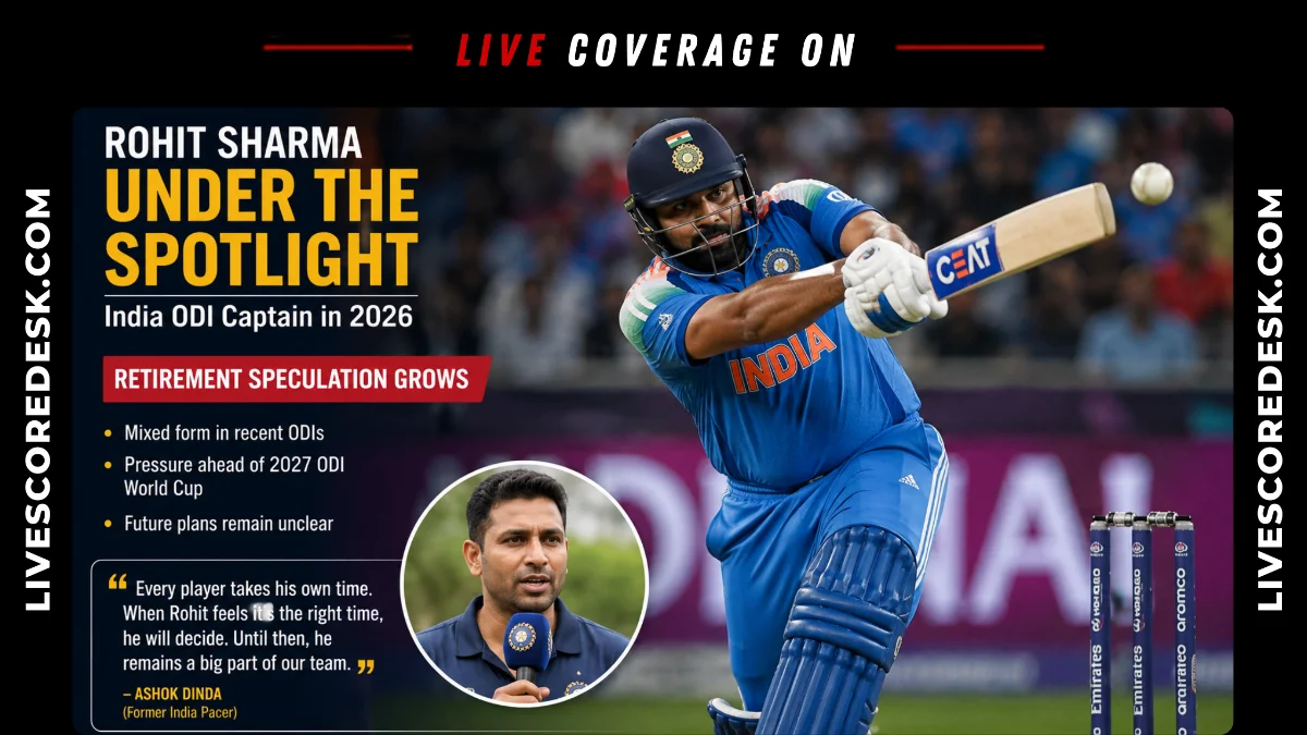 Ashok Dinda Backs Rohit Sharma Amid India Retirement Speculation