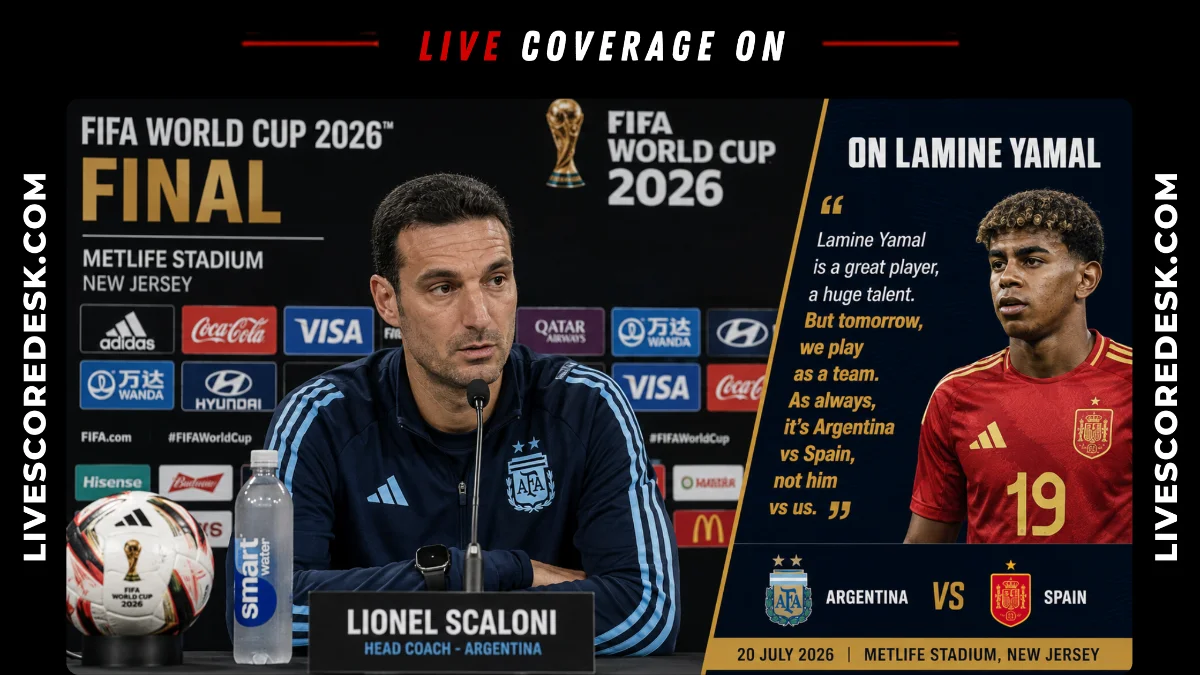 Lionel Scaloni Jokes About Stopping Lamine Yamal Before World Cup Final
