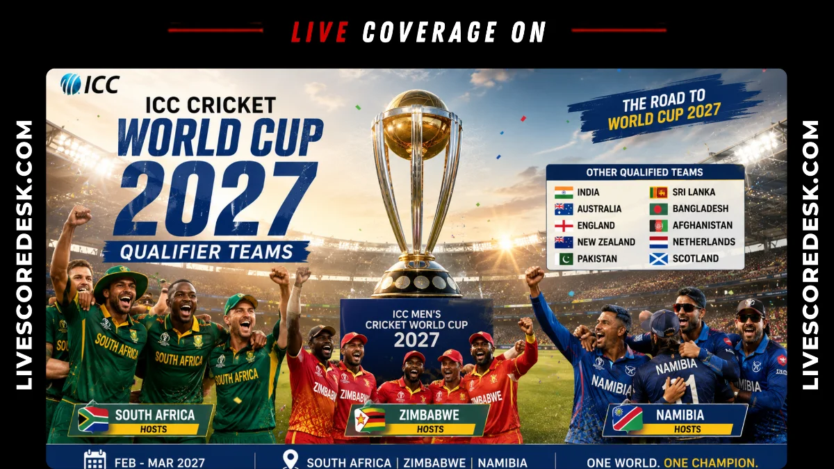 Qualifier Winner Gets Direct 2027 ODI World Cup Entry