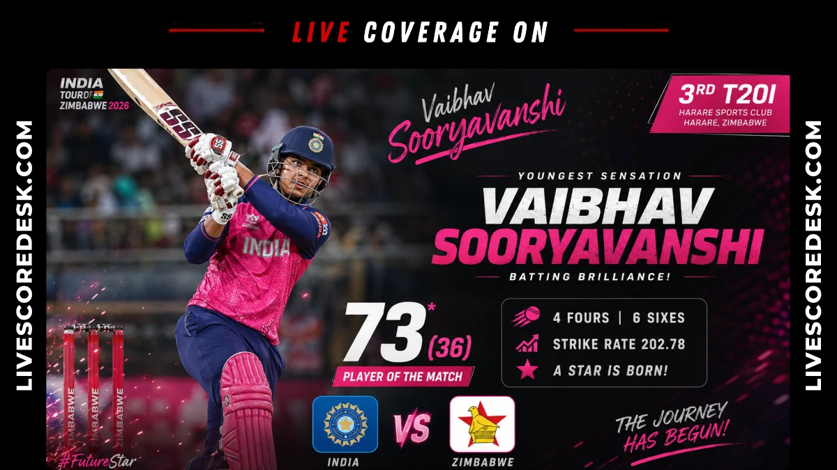 Sooryavanshi's 81 Seals India's 3-0 T20I Series Sweep